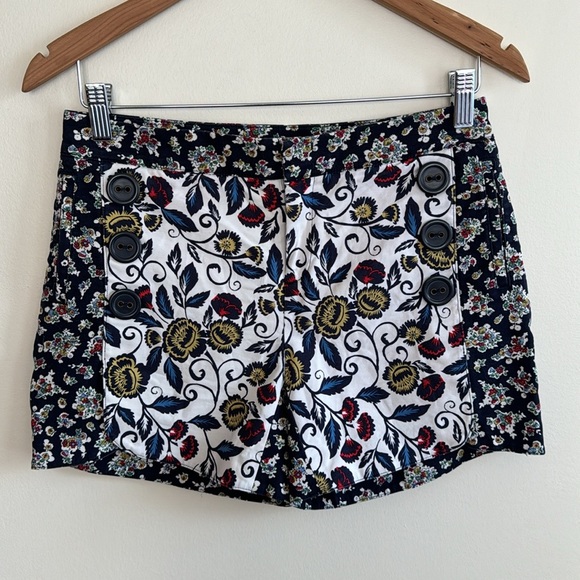 Anthropologie Cartonnier Blossomed Sailor Short . - Picture 2 of 6